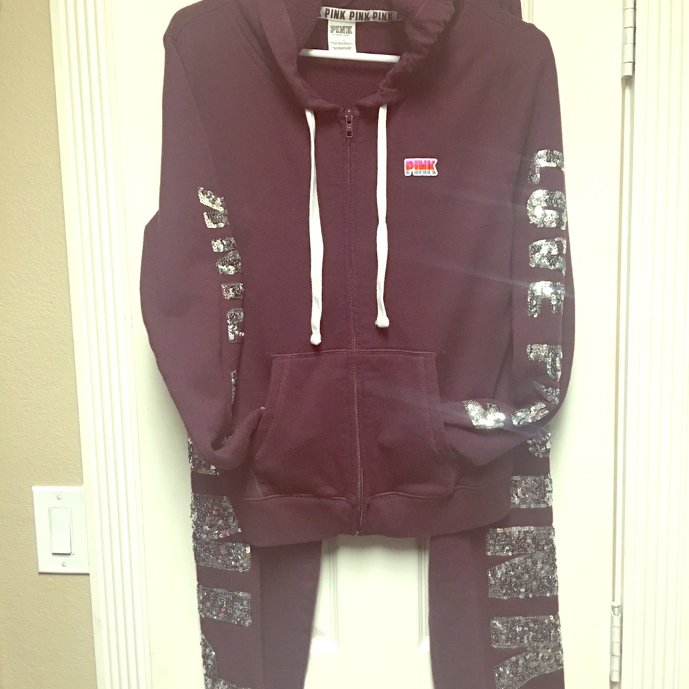 PINK brand matching sweatsuit